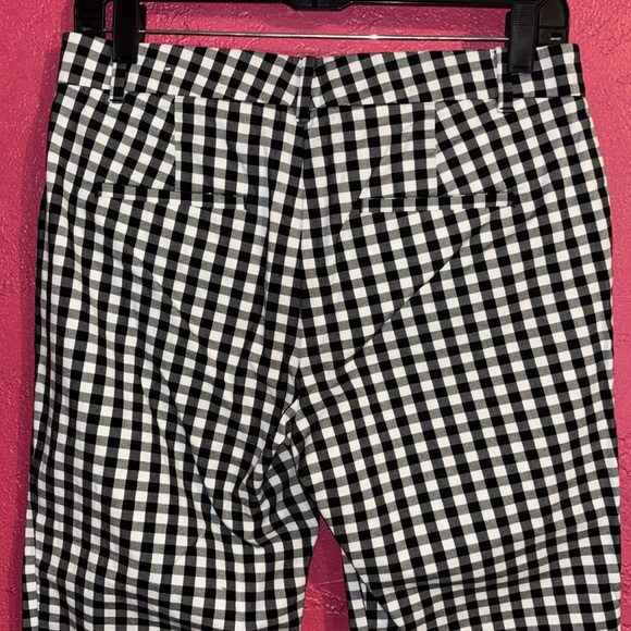 Ann Taylor gingham cottagecore preppy cropped dress pants. - Picture 6 of 12